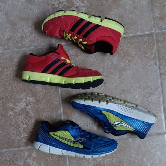 Adidas-Saucony Athletic Unisex Sneaker Beater Bundle 7½ Wo./6 Youth - Picture 2 of 11